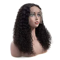 

Glueless High Temperature Fiber Hair Wigs Long Wavy Black Synthetic Lace Front Wig for Women