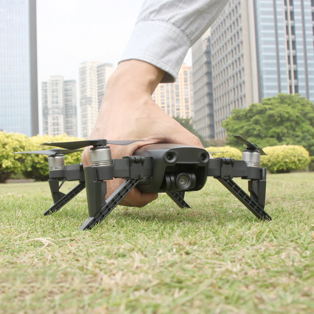 

Sunnylife 4pcs/set Heightened Landing Stabilizers Landing Skids Gimbal Camera Protector Gears For DJI MAVIC AIR Drone, Black