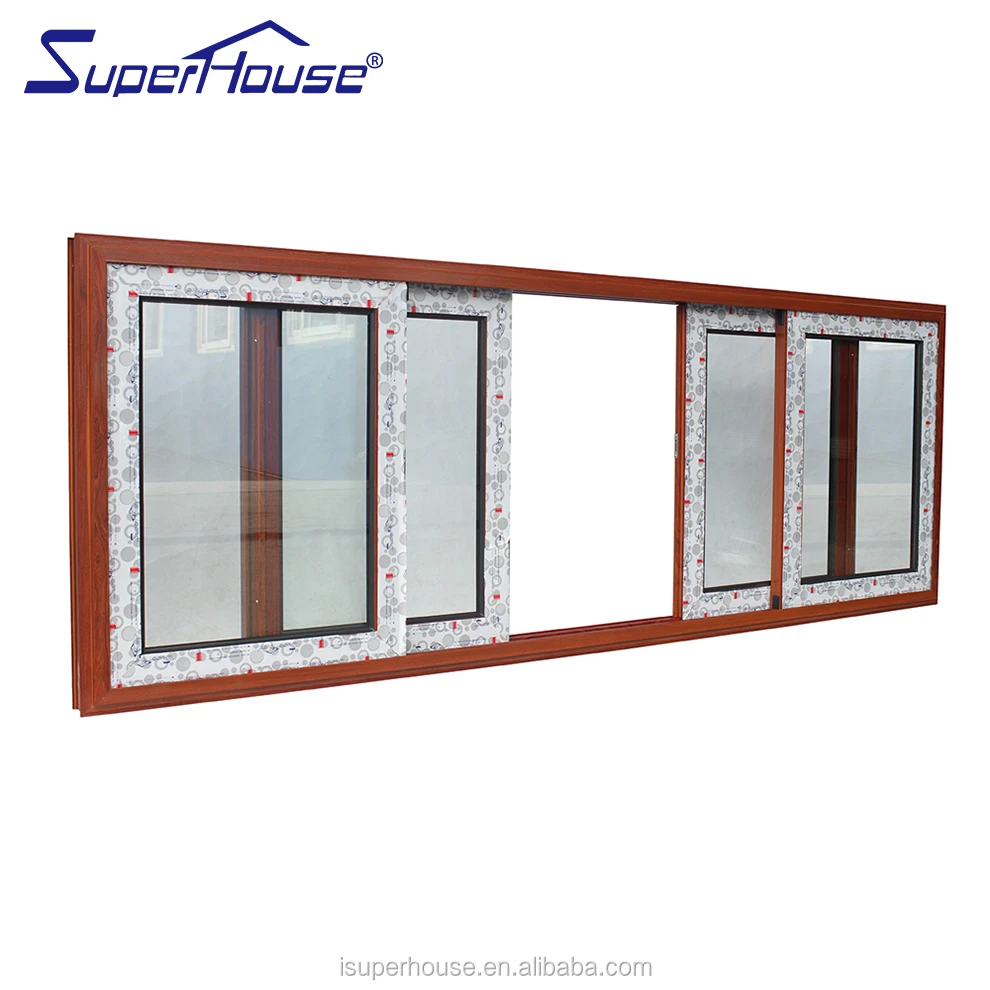 New design australian standard aluminium horizontal opening pattern pvc sliding window