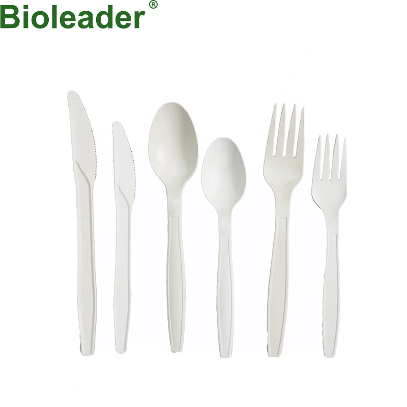 

Disposable Compostable Biodegradable Made from china Cornstarch Spoon