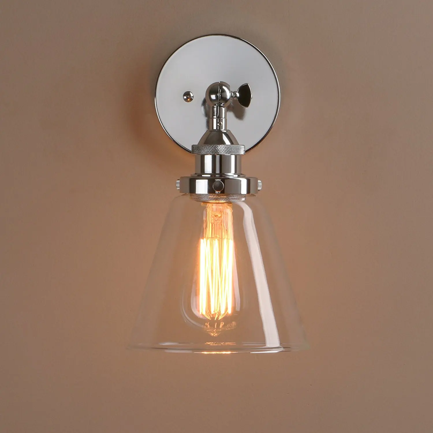 Flush Mount Wall Sconce Find Deals On Get Quotations Pathson Loft Vintage Wall Lamp Dia 6 4 Sconce With One Light In Funnel Clear