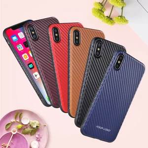 Carbon Fibre Pattern Phone Cover iPhone X Xs Max