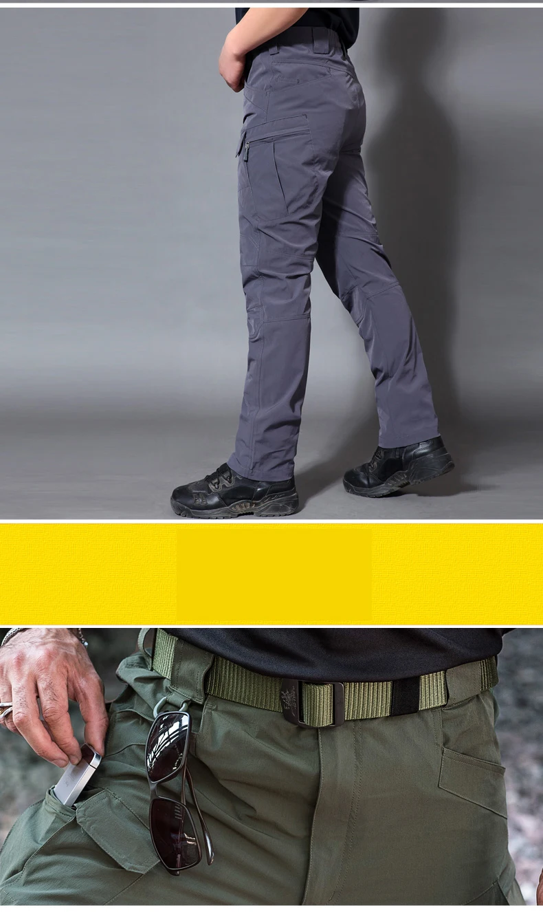 Outdoor Cargo Tactical Pants Men Ix9 Special Forces Army Training Pant