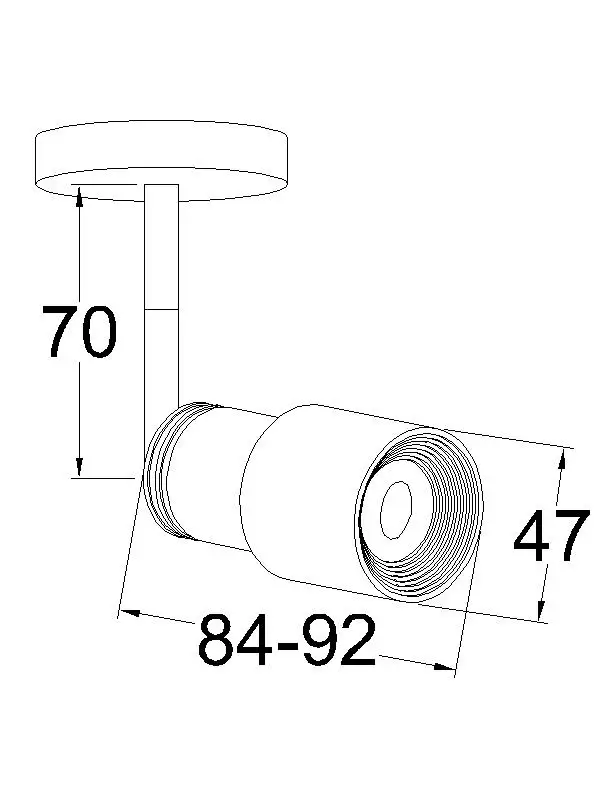 
5W surface mounted zoomable LED spotlight with CRI90 beam angle changeable ceiling spot light 