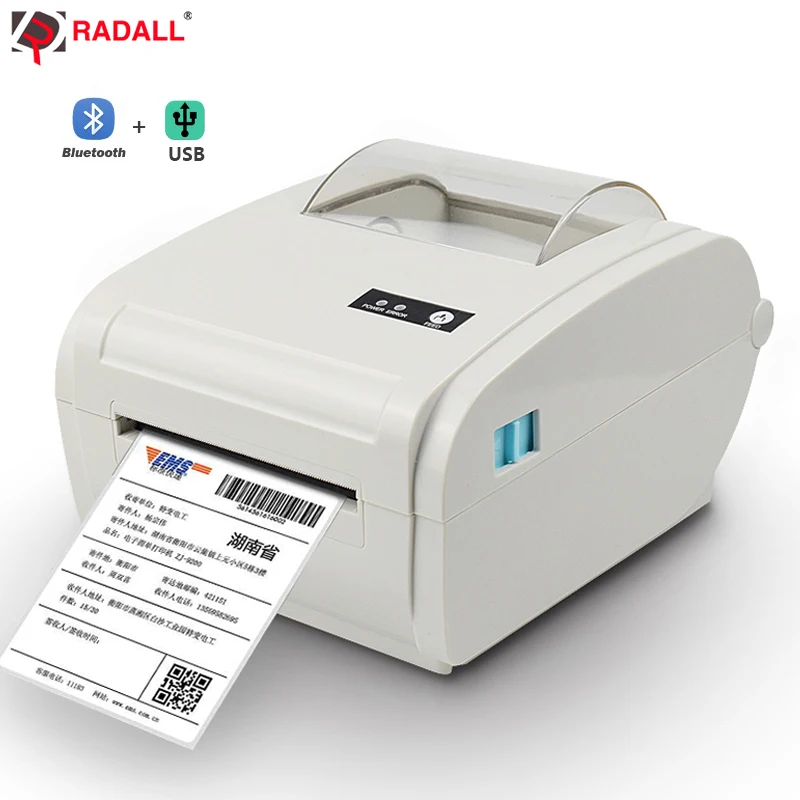 Hot sale High speed 4inch bluetooth/USB desktop thermal barcode label printer Bluetooth