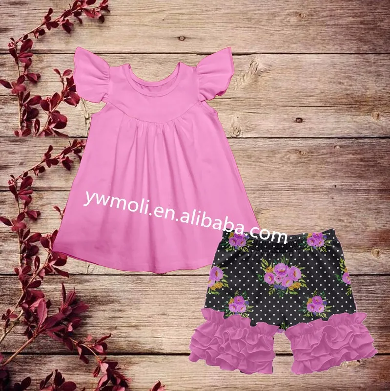 2018 All American Comfort Clothing Baby Girl Pink Cotton Dress