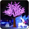 LED fake cherry blossom tree with pink flowers