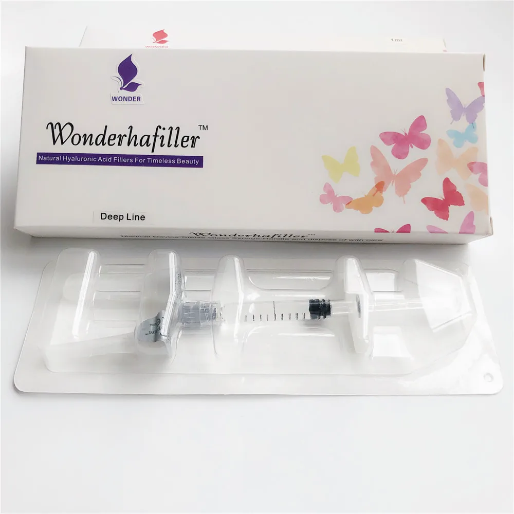 

CE/ISO approved Sterilized Hyaluronic Acid injectable dermal face filler 1ml