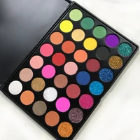 

Wholesale price 35 colors eyeshadow palette with private label