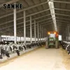 steel structure building prefab cowshed/prefab dairy house