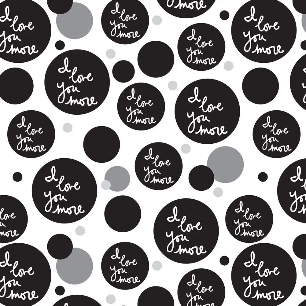 black white wrapping paper