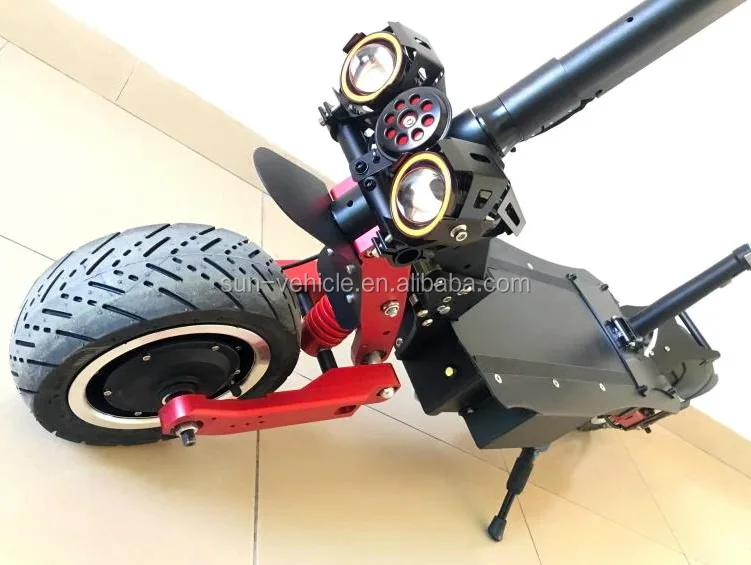 3600w 80km/h Dual Motor Scooter Electric 60v With 20ah Lithium Battery