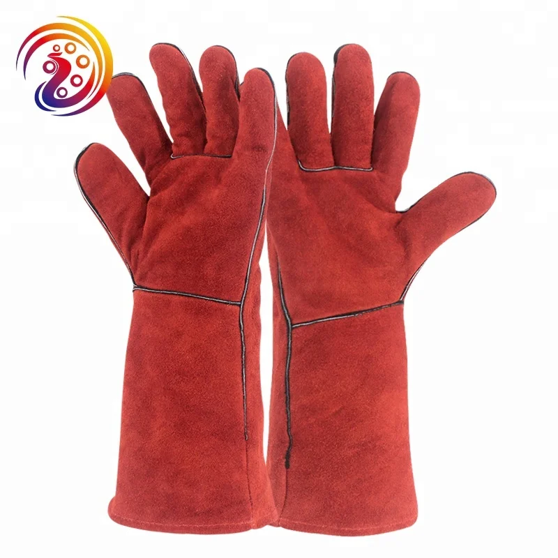 Safety Leather Work Gloves Wholesale Bulk Grain Cowhide Working Glove