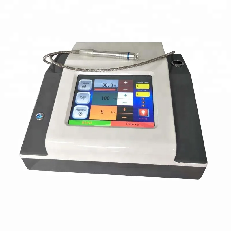 

High frequency 980 nm diode laser spider vein blood vessels vascular removal machine