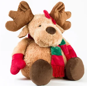 brown moose plush animal stuffed toy