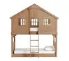 No.1701 Factory Hot Sale Tree House Twin-Over-Twin Bunk Bed