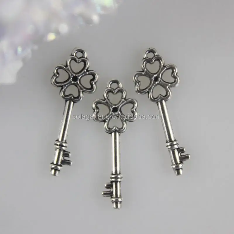 

Key Charms  Zinc Alloy Skeleton Key Pendant Charm Jewelry Making Supplies