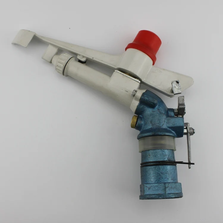 

G2 1/2 DN65 Garden 360 Agriculture Rotating Irrigation Sprinklers Gun Hidden Big Water unicorn Gun, Silver metal