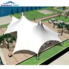 Steel Frame Permanent Gazebo Membrane Structure Outdoor Tensile Structure