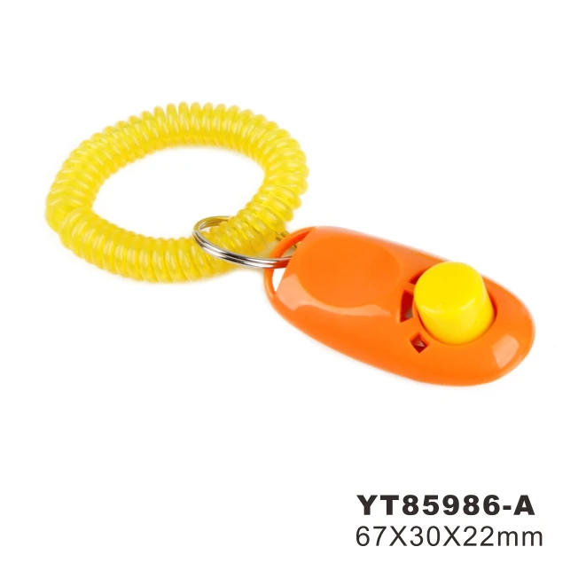 
Pet dog click training clicker obedience trainer aid 