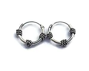 delicate silver hoop earrings