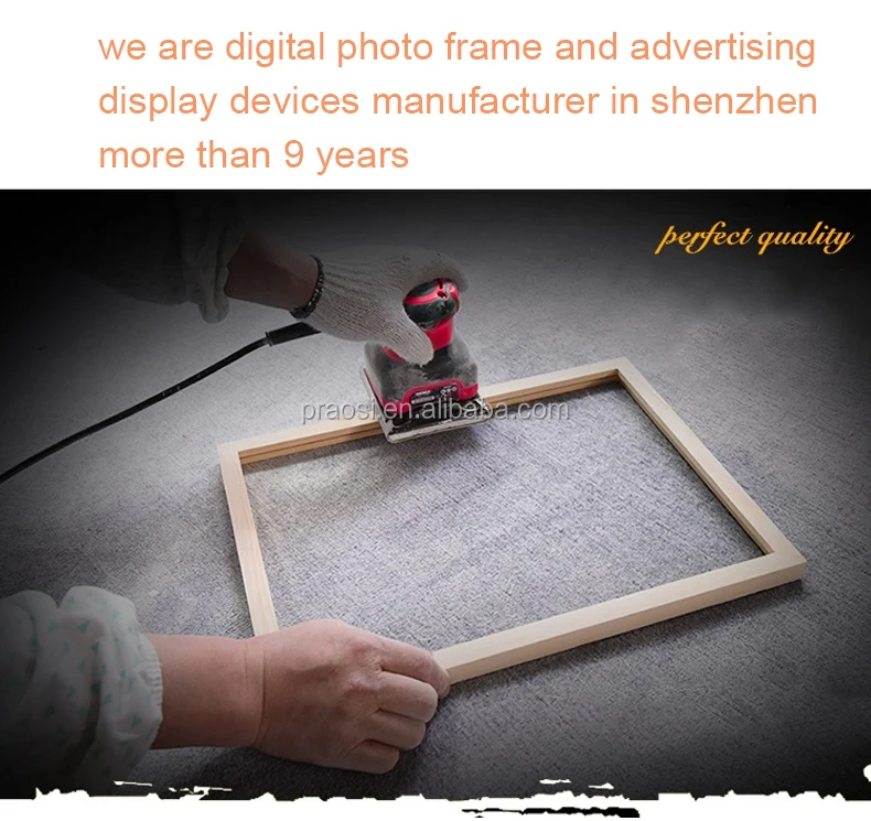 Pros 10" New Design High Resolution Play Picture Video Loop Playback