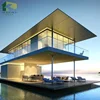 low cost designed aluminium floating prefab container restaurant hotel house platform