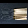 wooden handle EZ loop pulling threader needle micro rings beads links copper tube silicone screws