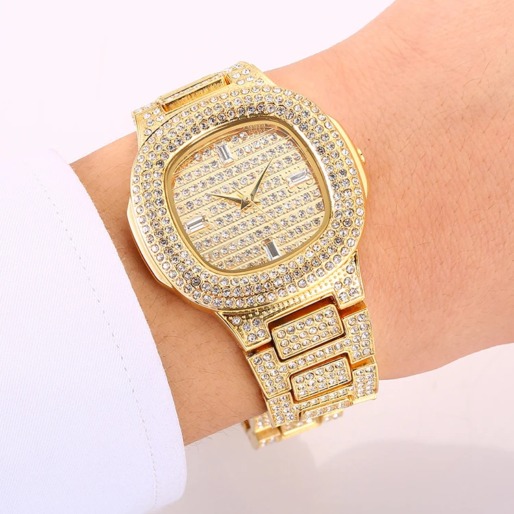 

diamond - encrusted British watch waterproof Crystal Gold Watch Women Ladies Famous Top Brand Luxury Quartz Watch