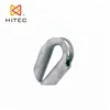 european type electrical galvanized carbon steel wire rope cable pipe tube thimble with gusset