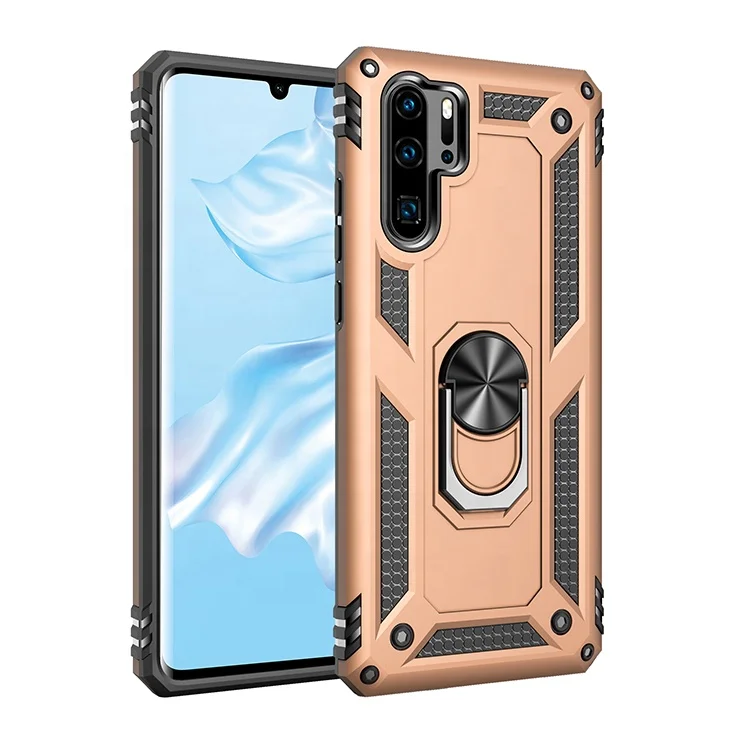 

360 Degree Rotation Case Ring Holder Mobile cell phone accessories Luxury TPU PC For Huawei p30 pro Case