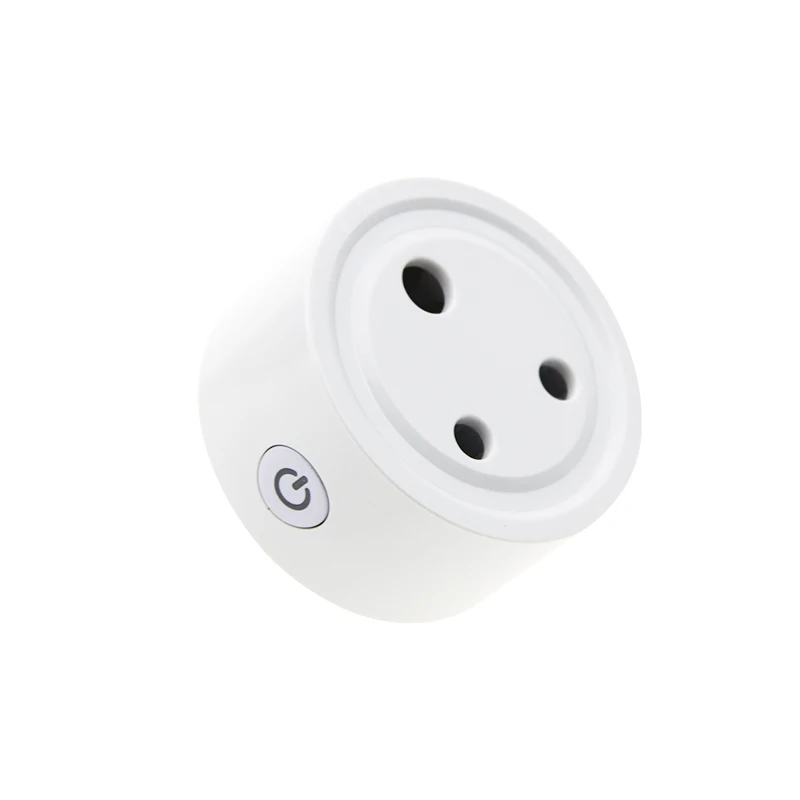 

Indian Standard three holes smart wifi plug factory in China, White