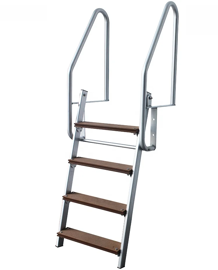 
DX B3014/ DX B3016, 4 and 6 steps household steel swimming pool ladder steel dock ladder iron step swim ladder 