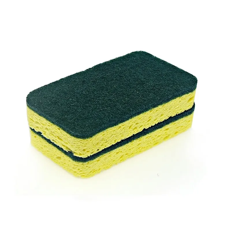 

Customized Wholesale Cellulose Strong high density eco friendly colorful magic eraser dish wash kitchen cleaning sponge