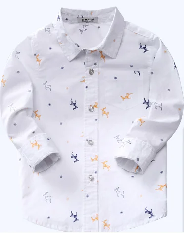 
white cotton kids fashion dress shirts for boys 
