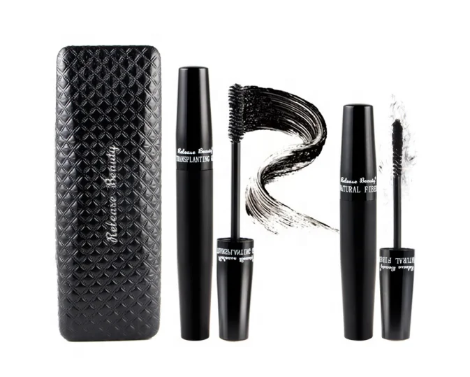 

Private label semi permanent 3d fiber magic mascara, Black