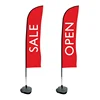 Online Shopping Professional Factory Custom Advertising Beach Feather Flag