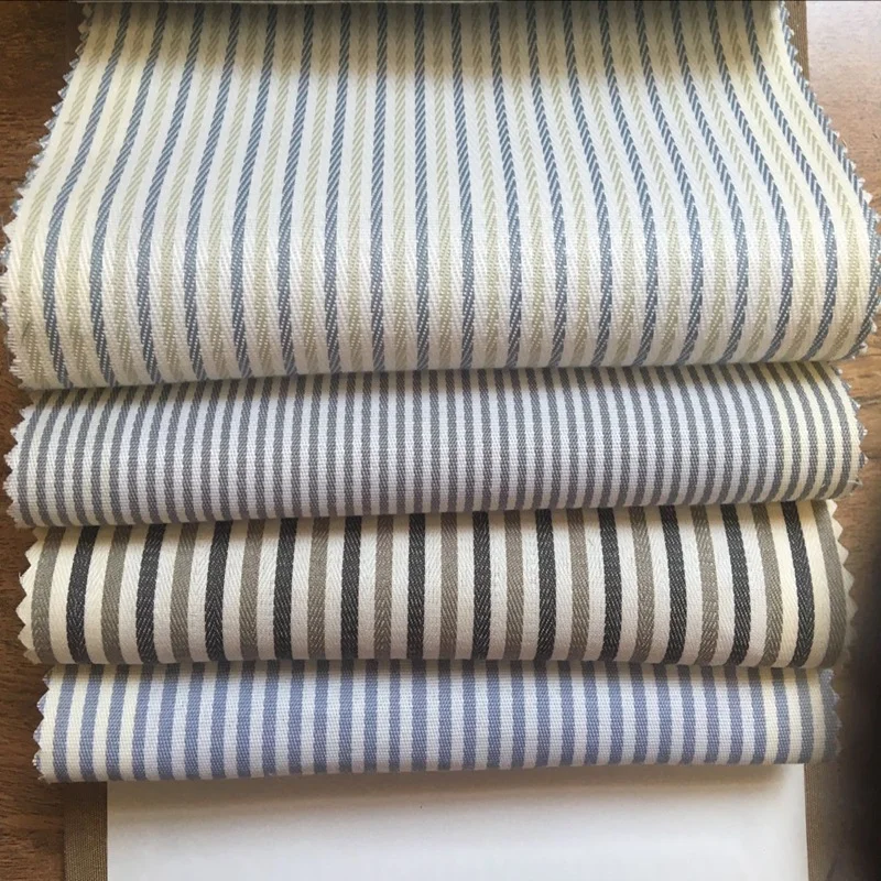 Wholesale Yarn Dyed 85 inch  200gsm Woven Striped Mattress Ticking Fabric