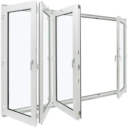 Insulated Aluminum Alloy Seamless Bifold Windows And Doors