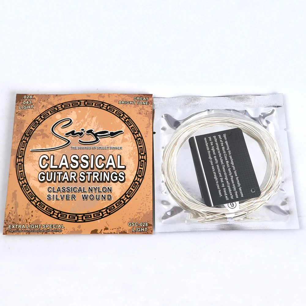 

Wholesale price high quality best nylon string for classical guitar (GSC-028)