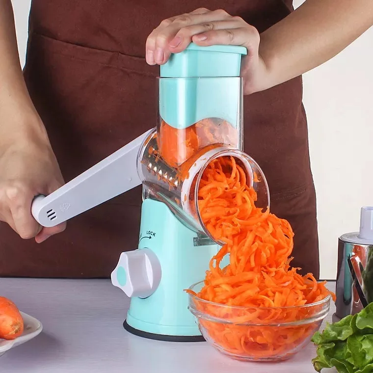 Amazon hot sale manual Multi-functional fruit&vegetable slicer cheese grater kitchen tools with English and Chinese packaging