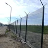 High security powder coated perimeter 358 fence panel