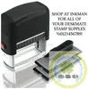 Self inking plastic stamper for sale in China/Pocket self inking plastic stamper