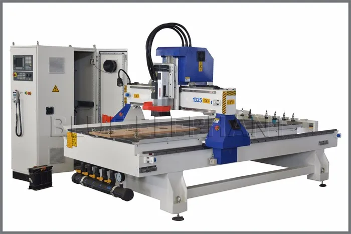 ELE 1325 automatic wood cutting machine , 1325 atc cnc router for wood , acrylic , aluminum
