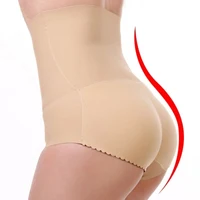 

1006 Women high waist panties shaper butt pads underwear hip enhancer panties with pad