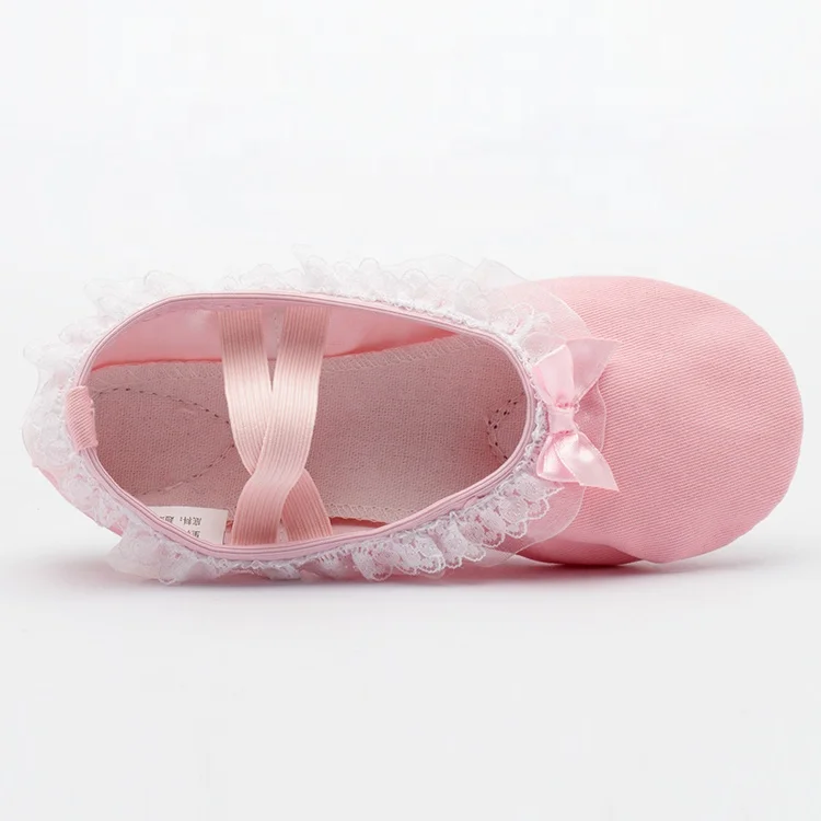 Cheap Canvas Lace Flats Elastic Wholesale Womens Ballet Shoes For