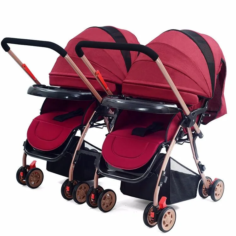 Reversible Handle Detachable Stroller Baby Stroller 3 In 1 Pram Car ...