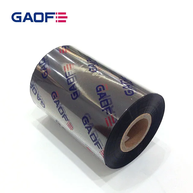 

Thermal transfer resin ribbon washable barcode Printer Ribbon for Garment Care Labels, Black