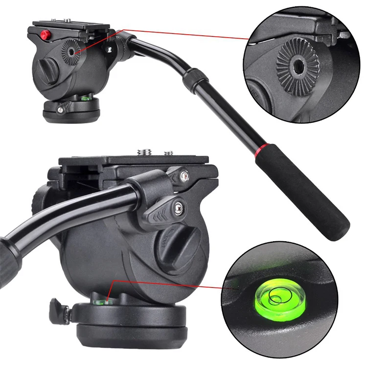 Professional Video Monopod With Damping Fluid Hydraulic Head 5kg Loaded