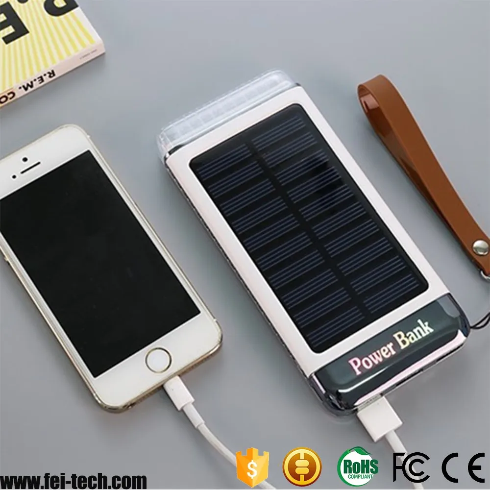 18650 li polymer battery solar mobile charger